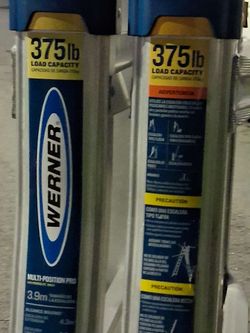 Werner multiple positions pro ladder.