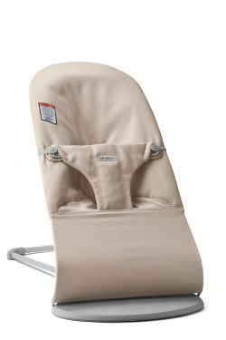 BabyBjörn Bouncer Bliss Woven Mélange Light Beige Adjustable Baby Seat