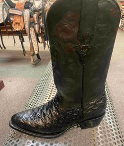 Botas vaqueras de piel para hombre
