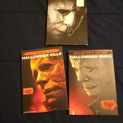 Halloween Trilogy DVDs 