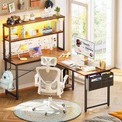 66" L Shaped Computer Desk