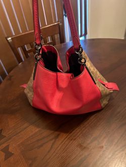 Red Coach Purse And Wallet