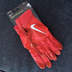 Nike Alpha Huarache Elite Batting Gloves Baseball Mens Size XL Red