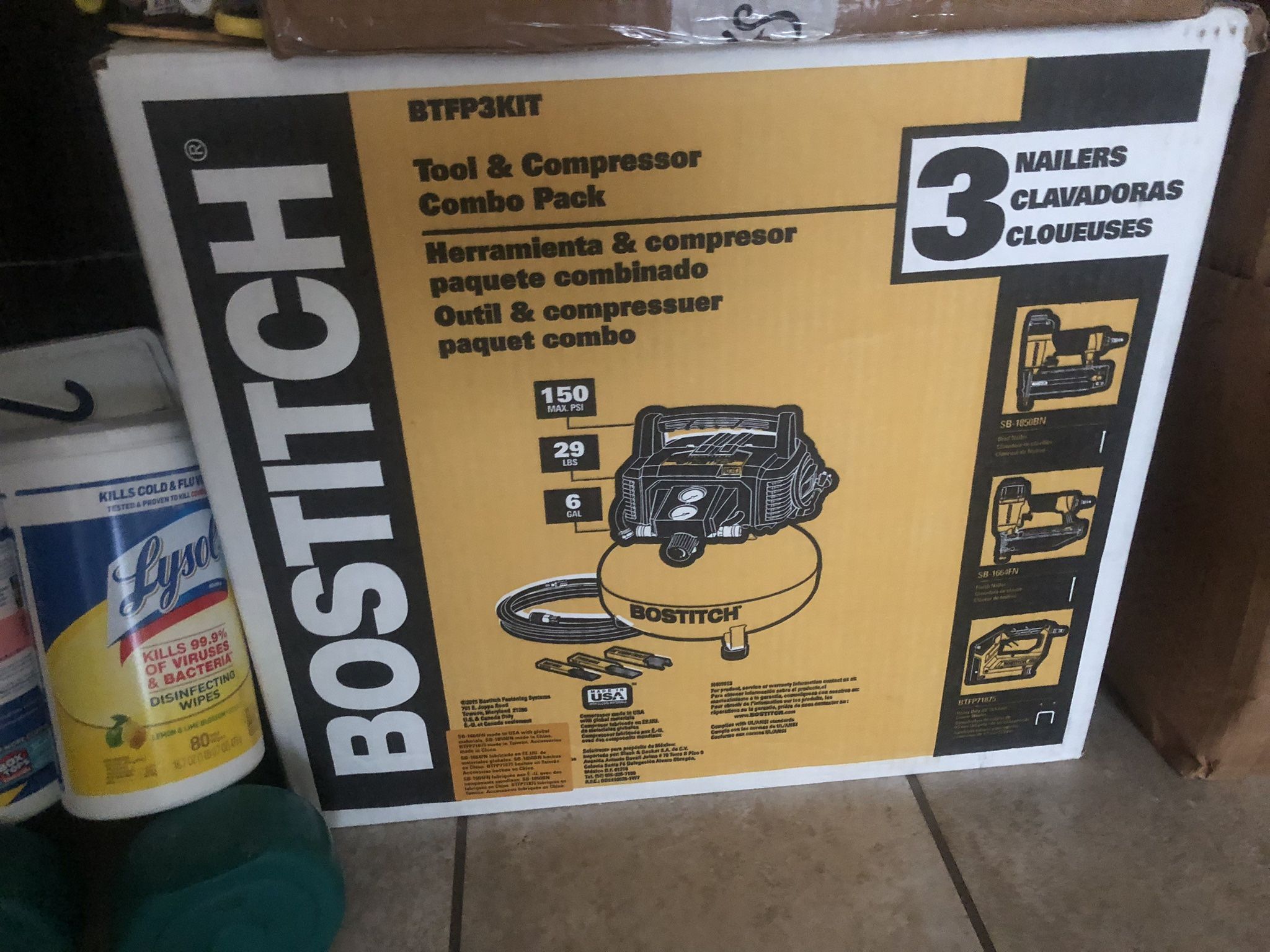 Tool & Compresor Combo Pack