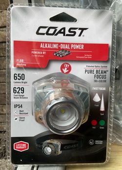 Coast FL88 headlamp brand new