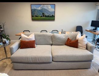 Noah Gray Fabric Sofa - City Home