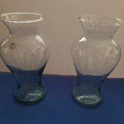 Tall Clear Glass Vases