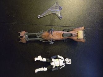 Star Wars TVC Speeder Bike & Scout Trooper VC273 - 100% Complete