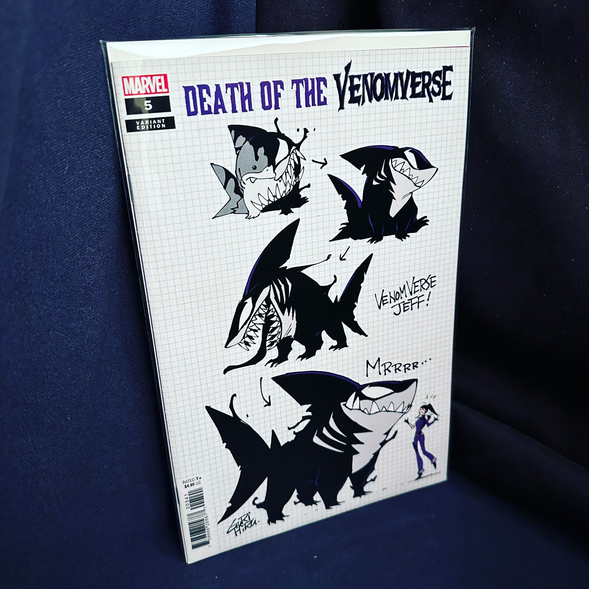 Death Of The Venomverse Issue #5 Jeff The Land shark Variant Cover