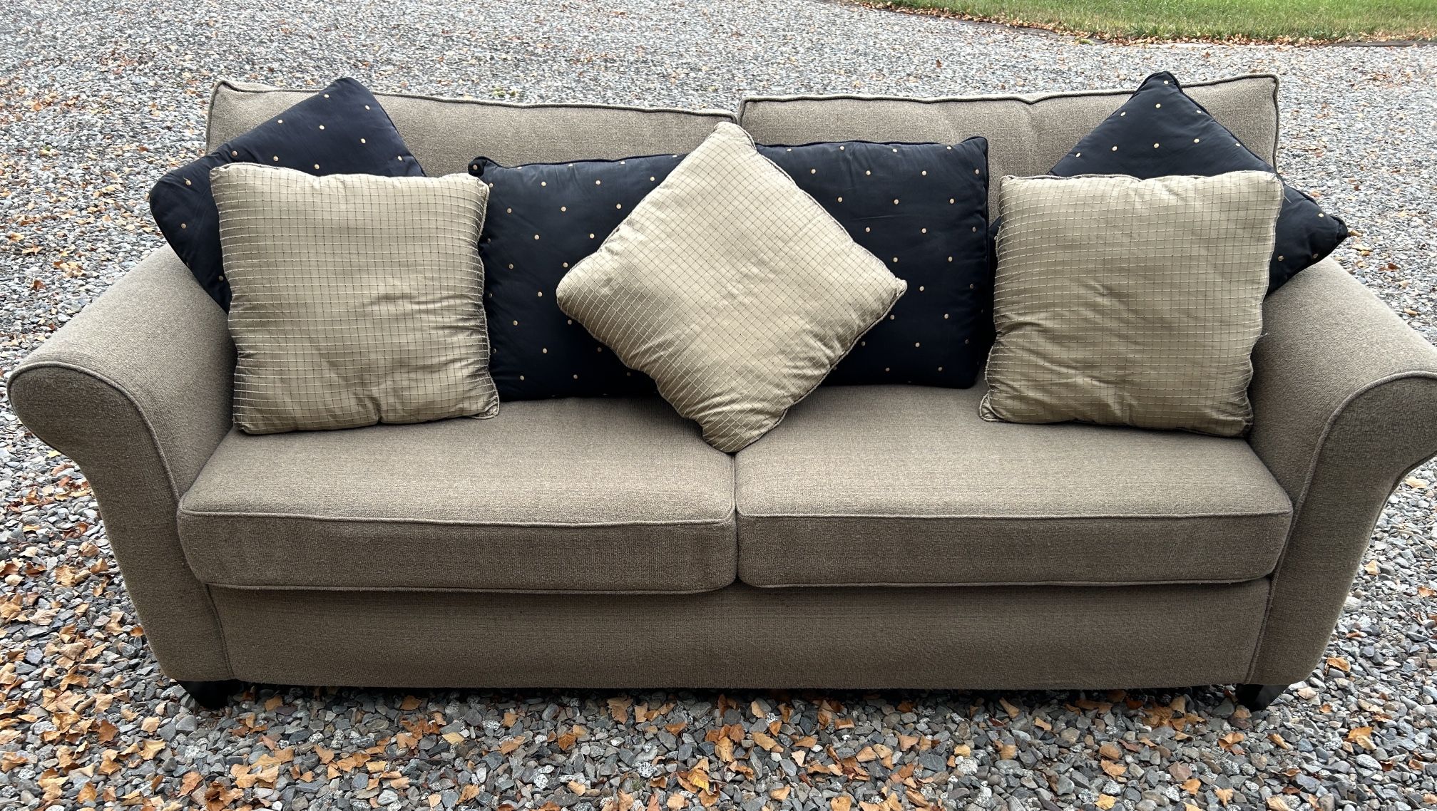 Comfortable Couch And LoveSeat Set