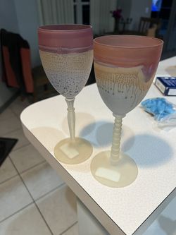 Debwani Wine Glasses Never Used