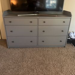 6 Drawer Dresser TV Stand