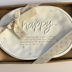 Happy Definition Plate