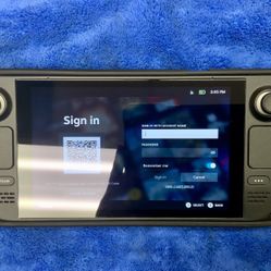 Valve Steam Deck Holo 1010 AMD Custom APU 0405 Processor Handheld Gaming PC Console Gamers 7 Inch TouchScreen Role Playing Puzzle Fighting Adventure