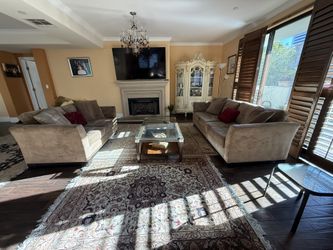 Elegant Living Room Furniture Set – 2 Sofas (Excellent Condition)