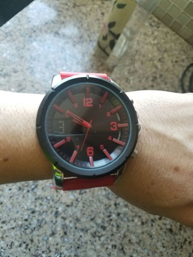 WATCH Base metal bezel 1601 stainless on the back FMDAW023 V398 Japan