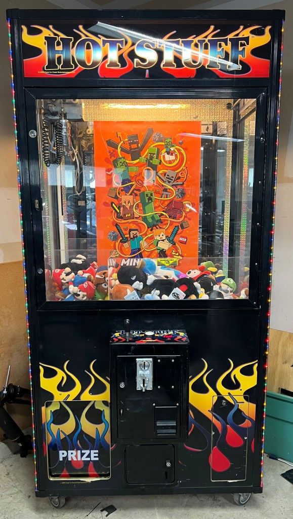 Hot Stuff Claw Machine Toy Crane