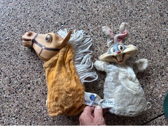 Vintage 1962 Mattel talking puppets