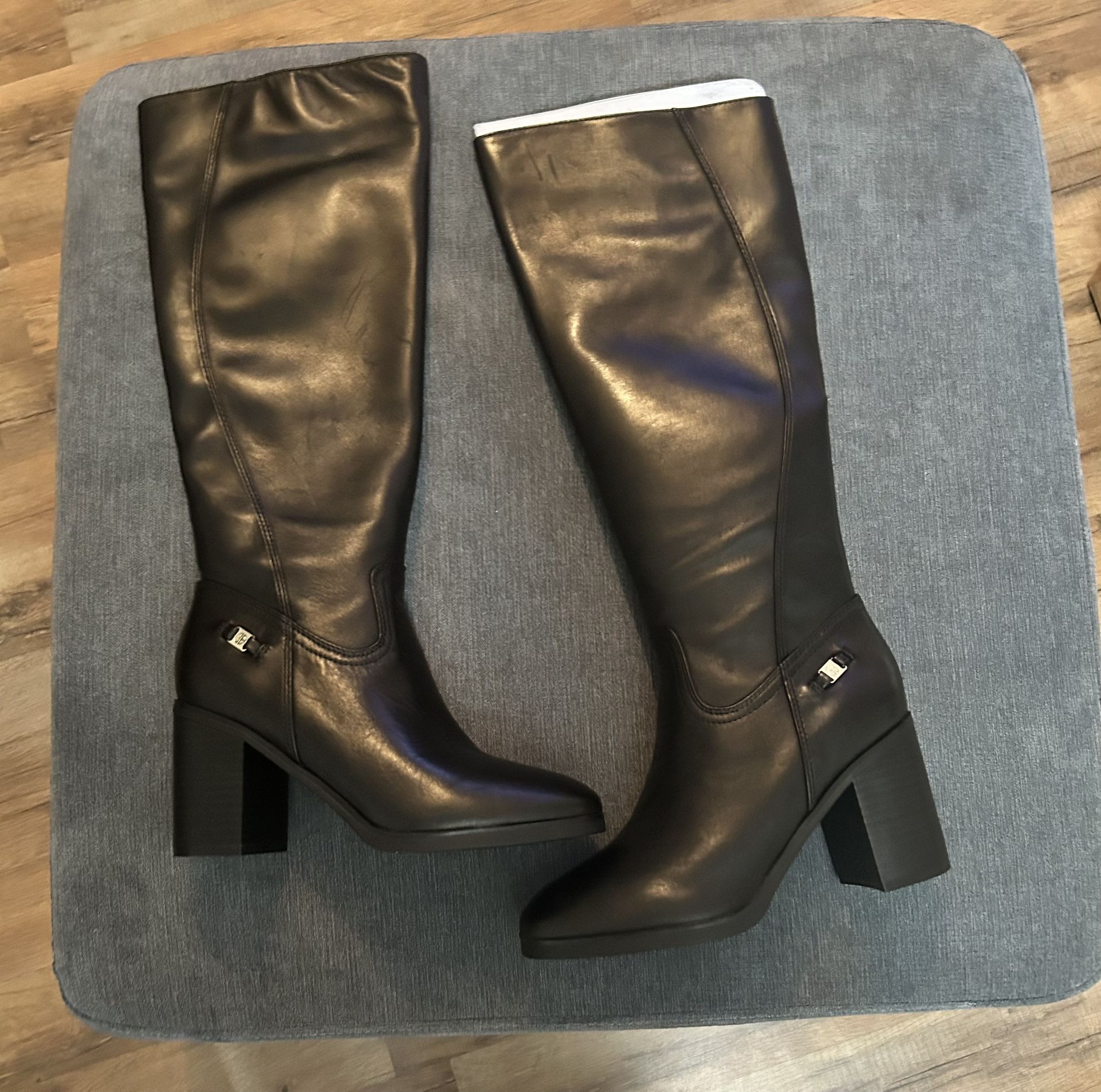 New! Giani Bernini, Memory Foam Black Boots Size 7