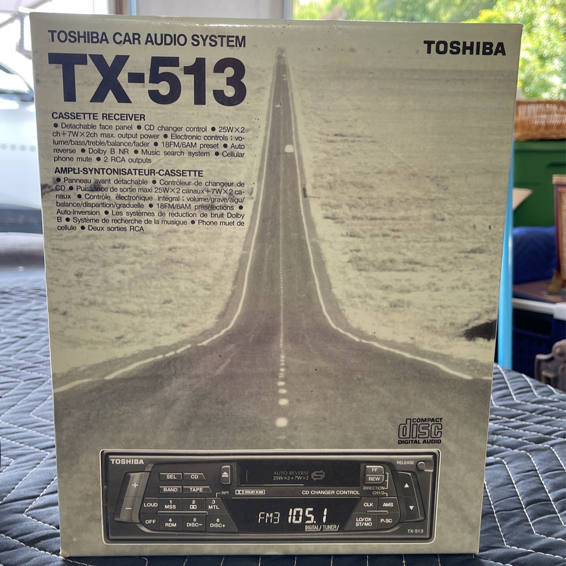 New Toshiba Car Audio System TX-513