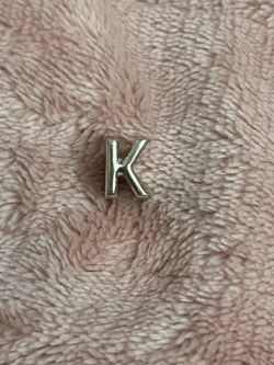Pandora Letter Initial K Charm 