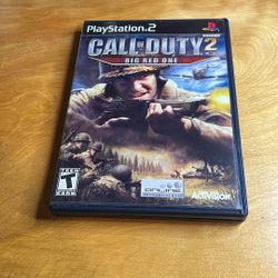 PlayStation 2 / PS2 - Call Of Duty 2 Big Red One