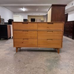 Mid Century Modern Style 6 Drawer Dresser