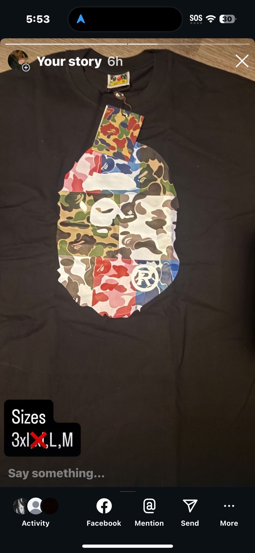 BAPE Tee