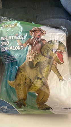 Inflatable Dino ride along costume