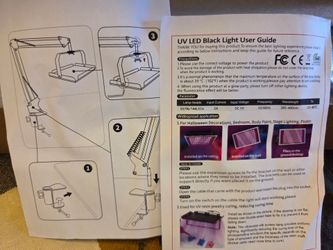 UV LED Black Light User Guide / Manual