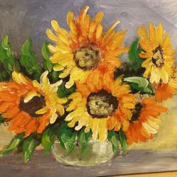 Sunflowers Painting 