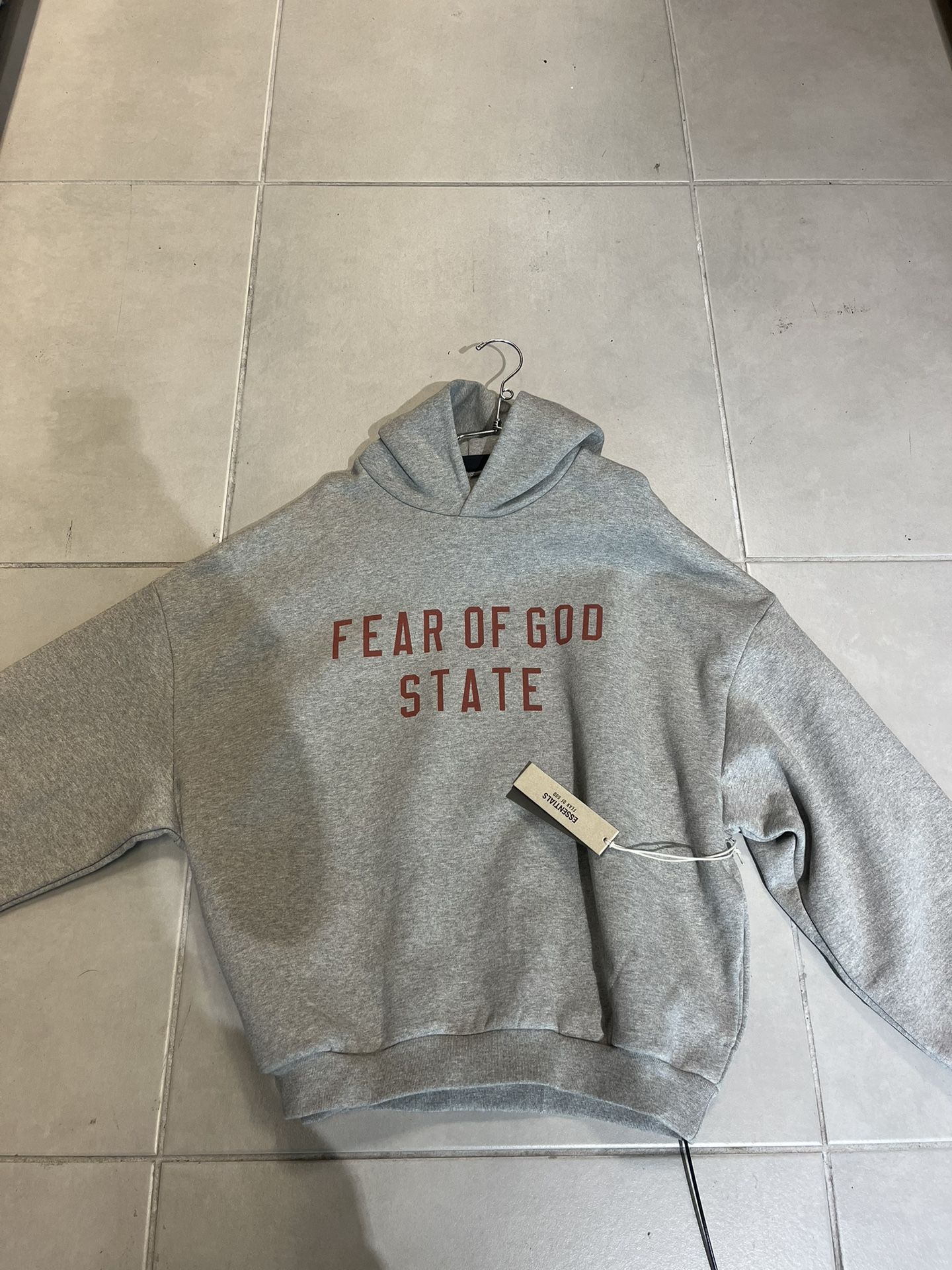 Essentials Fear Of God Fleece Hoodie Dark Heather