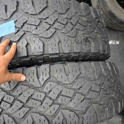research strategy LT 265 75 16 PAIR OF 2 GOODYEAR DURATARC TIRES
