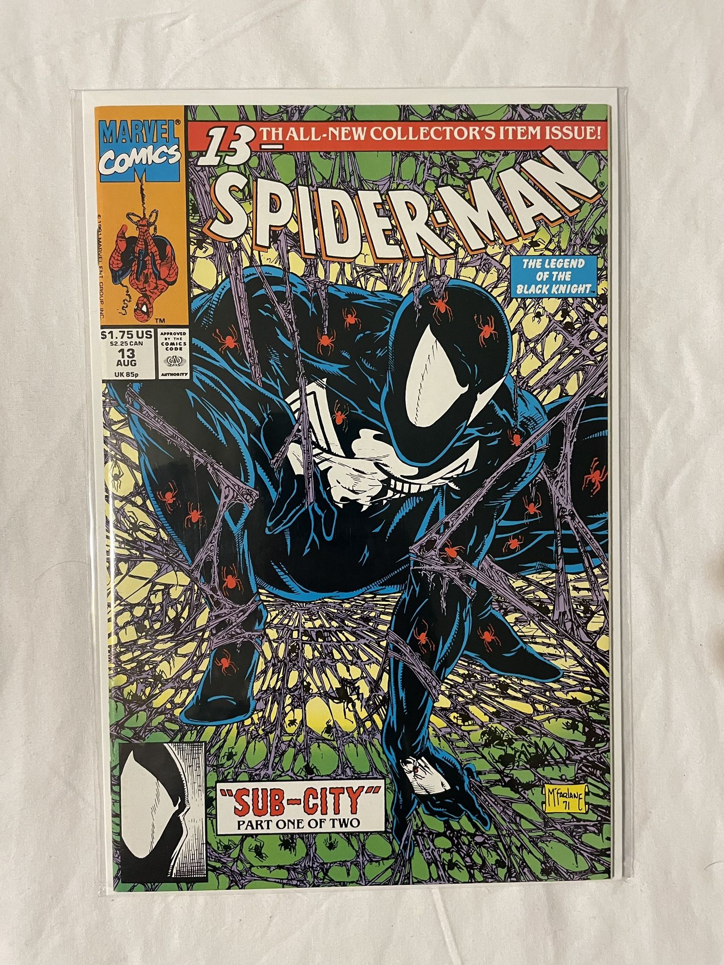 Spider-Man #13 1991 Black Suit NM/ MINT