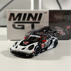(Sealed) Mini GT Porsche 911 GT3 R Skeleton Rexy 2025 Petit Le Mans AO Racing MGT1143