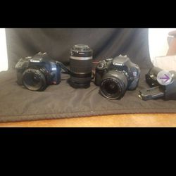 Canon Rebel EOS T3I T1I CAMERAS WITH EXTRA LENS