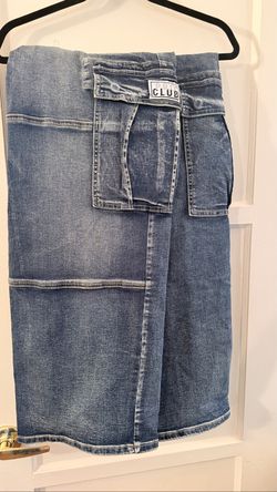 Pro Club Heavyweight Baggy Fit Denim Cargo Jeans
