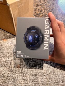 Garmin instinct 3 limited edition blue ring