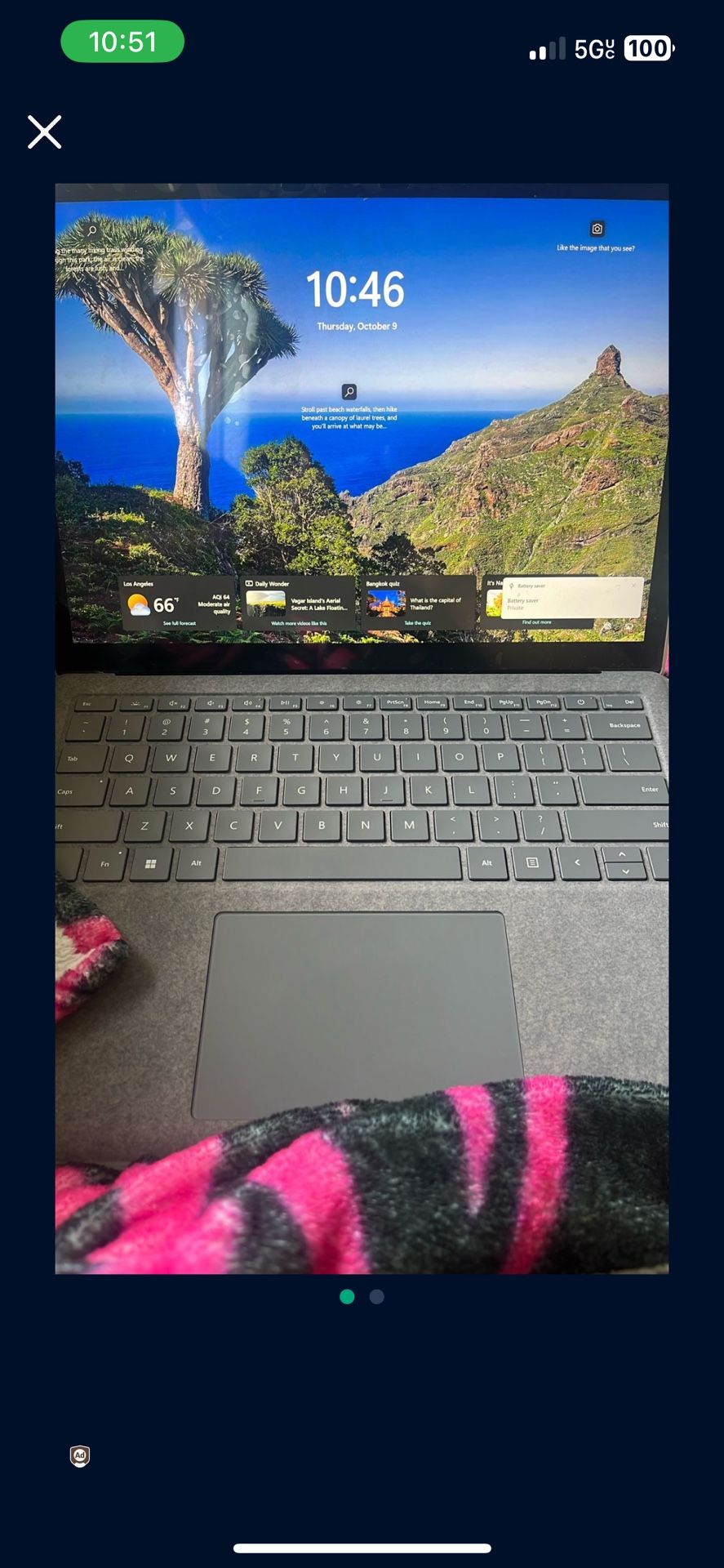 Microsoft Surface Laptop 3 - 13.5 NEED OUT OF MY AREA