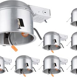 8 Pack 6" Recessed Can Lights