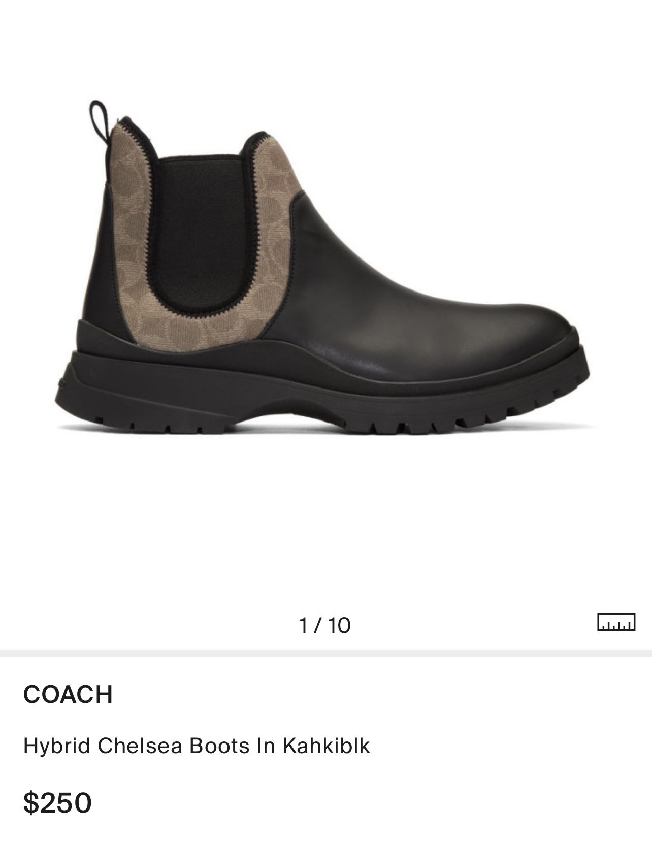 Coach Hybrid Chelsea Boots 