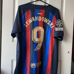 Robert Lewandowski Barcelona Jersey 