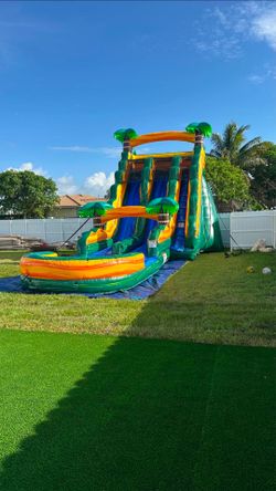 Cali Palms Dual Lane Water Slide