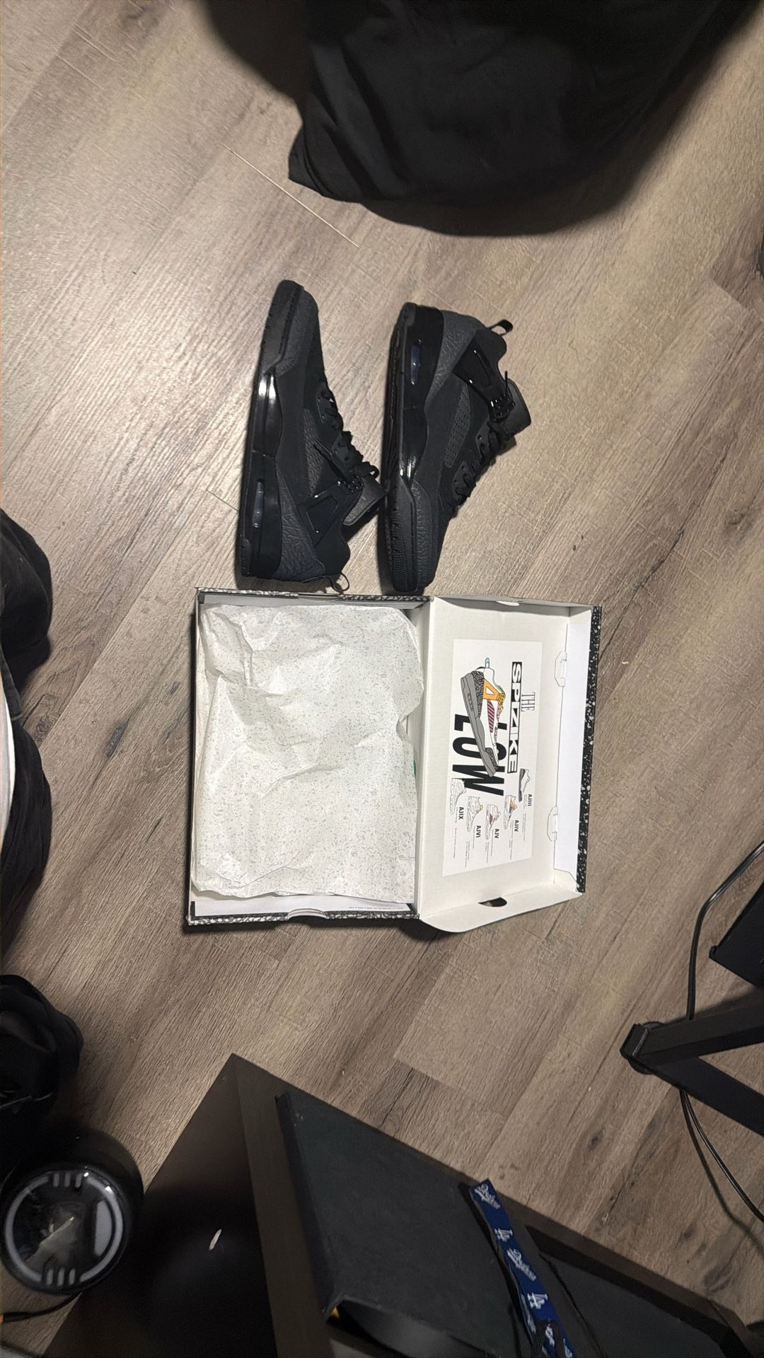 Black Cat Jordan Spizikes