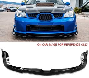 06-07 Subaru Impreza WRX Front Bumper Lip Gloss Black (3PCS)