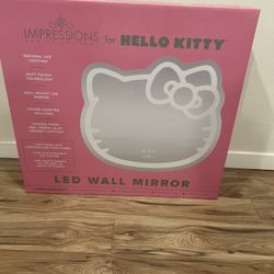 Hello kitty LED wall mirror