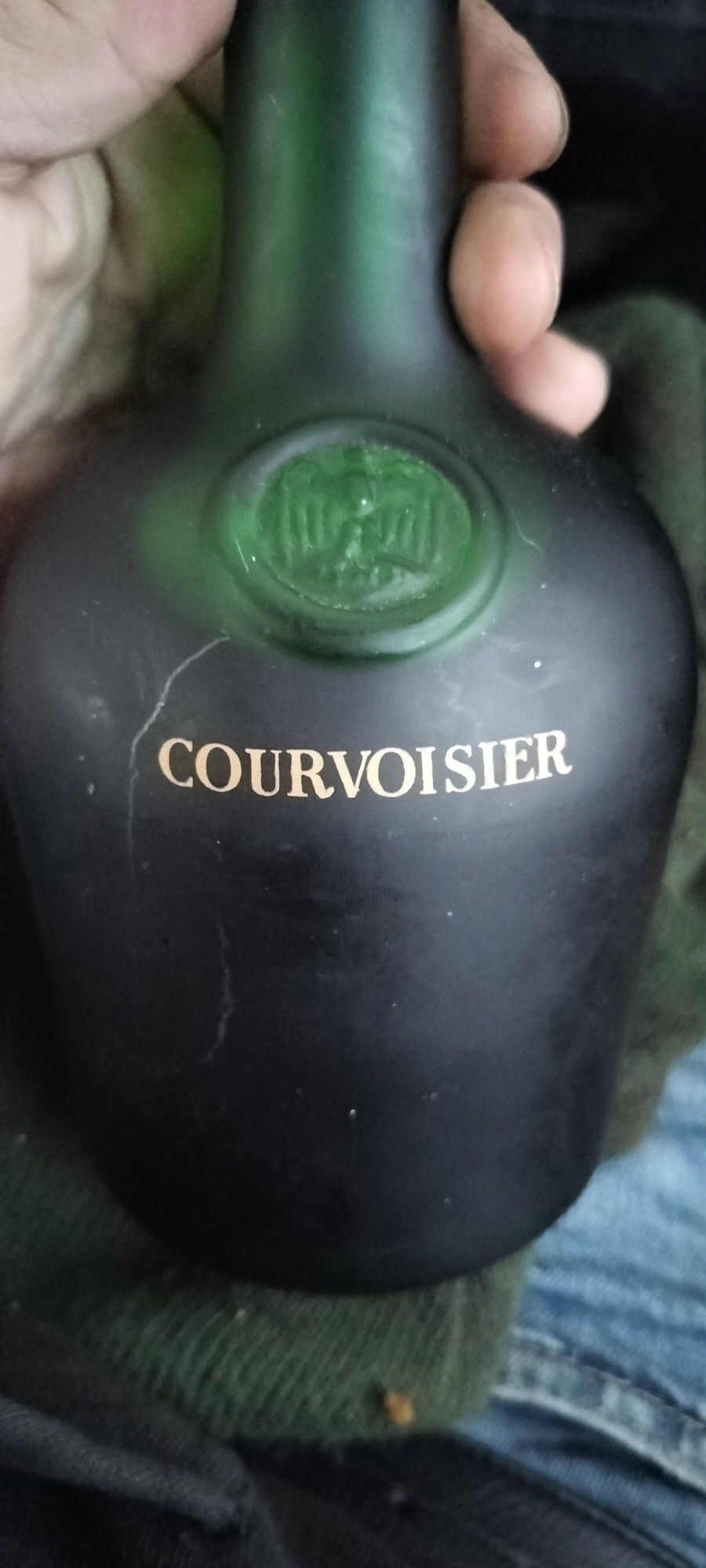 1970s Courvoisier Napoleon French Bottle Rare Sealed Unopened Vintage Collector Brandy Wine Champagne 