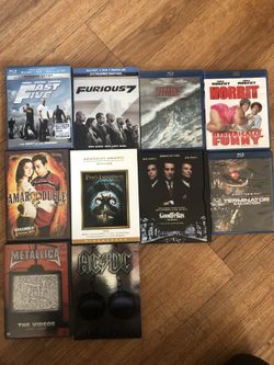 Blu Ray and DVD’s