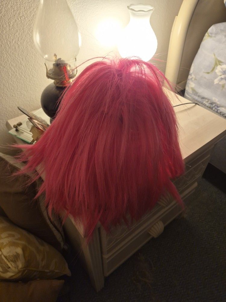 New Bright Pink Wig 