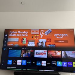 Samsung 70” 4K TV + LG Soundbar & Subwoofer + Wall Mount